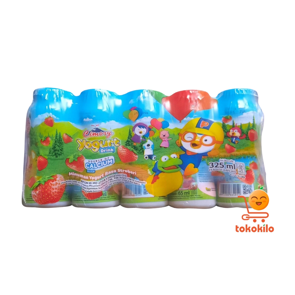 Cimory Yogurt Drink rasa Stroberi Edisi Pororo 65ml