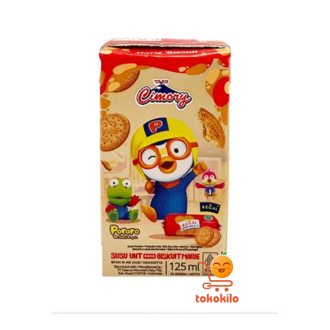 Cimory Pororo Susu UHT rasa Marie Biscuits 125ml