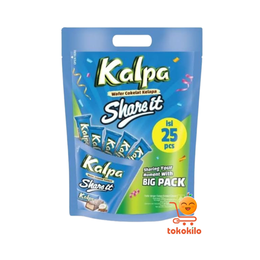 Kalpa Wafer Cokelat Kelapa Share It 225gr 