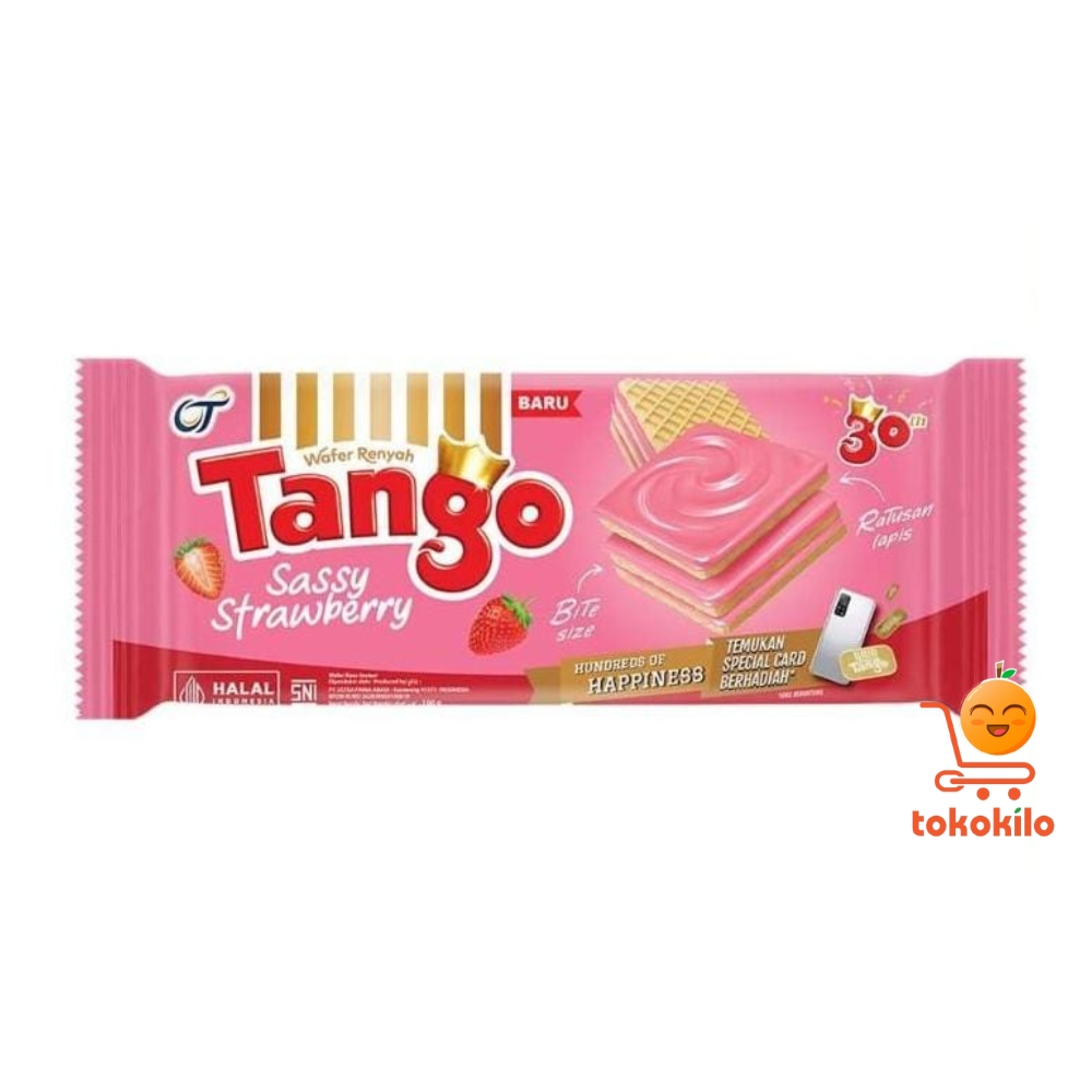 Tango Wafer Sassy Strawberry 35gr, 100gr, 133gr