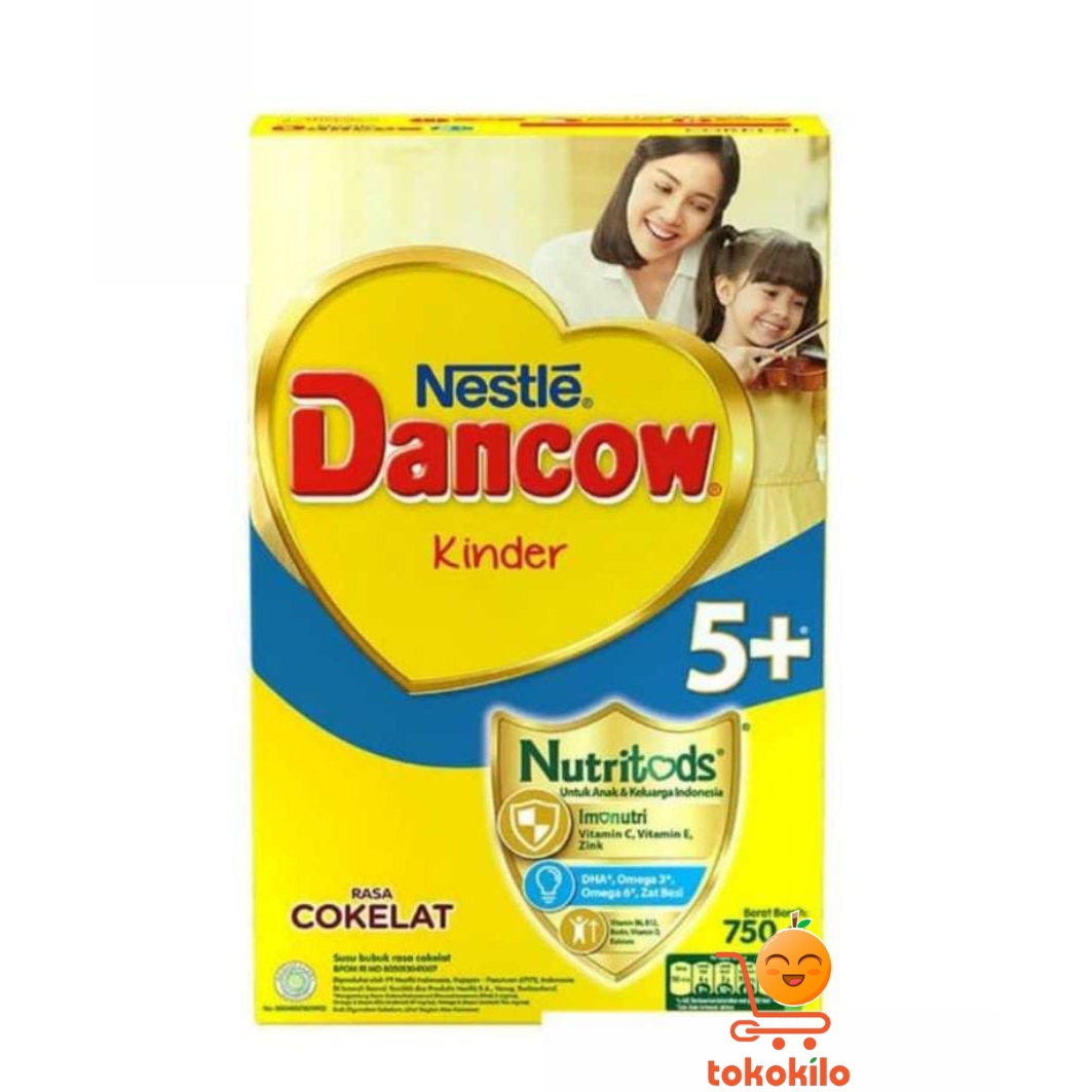 Dancow Kinder 5+ Nutritods rasa Cokelat 750gr