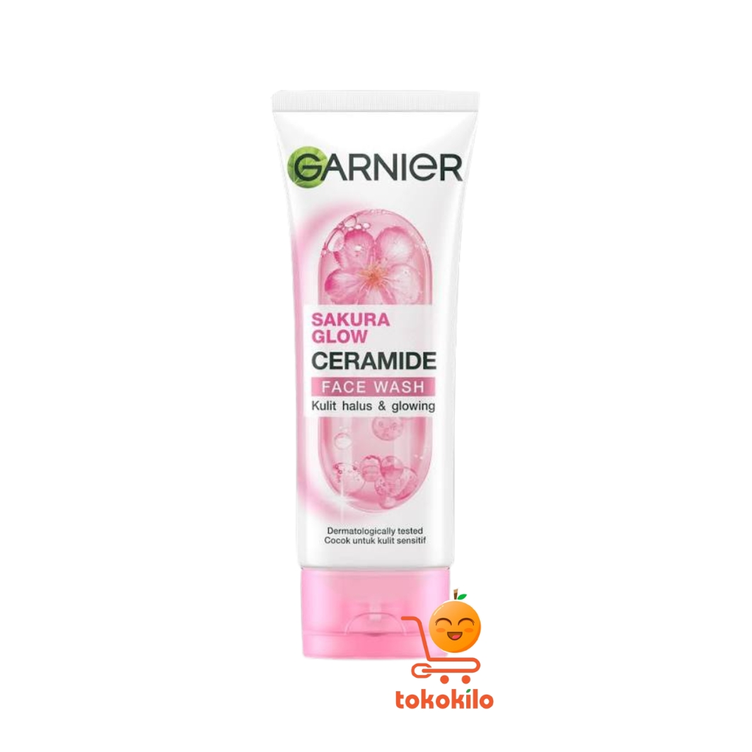 Garnier Sakura Glow Ceramide Face Wash 50ml,100ml