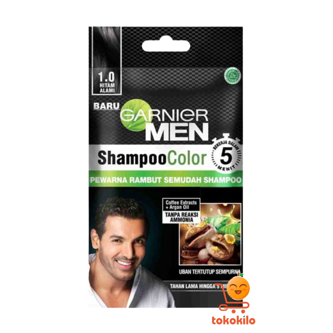 Garnier Men Shampoo Black Color 10ml + 10ml