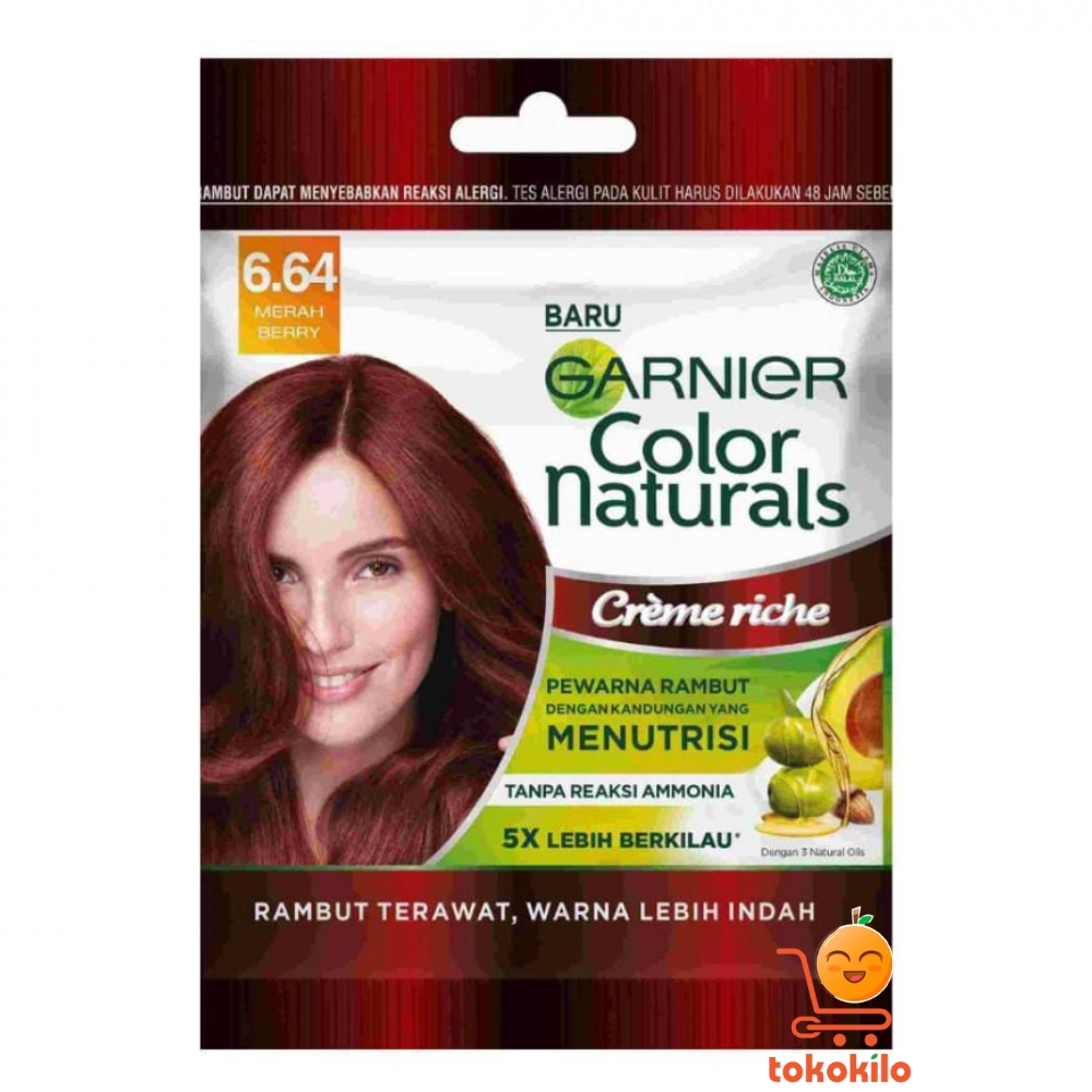 Garnier Color Naturals Crème Riche 6.64 Merah Berry 30ml