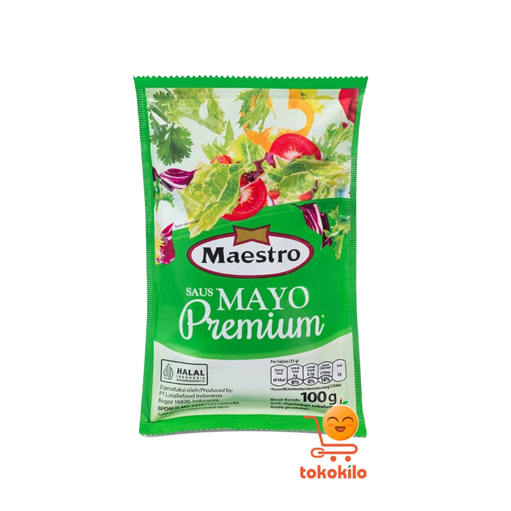 Maestro Saus Mayo Premium 100gr (1 Pack X 10pcs)