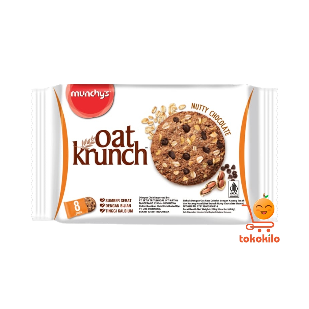 Munchy's Oat Krunch Nutty Chocolate 208gr
