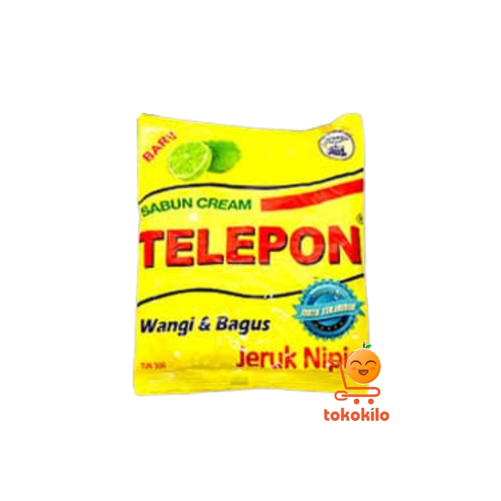 Sabun Cream Telepon varian Jeruk Nipis 170gr (20 Pcs)