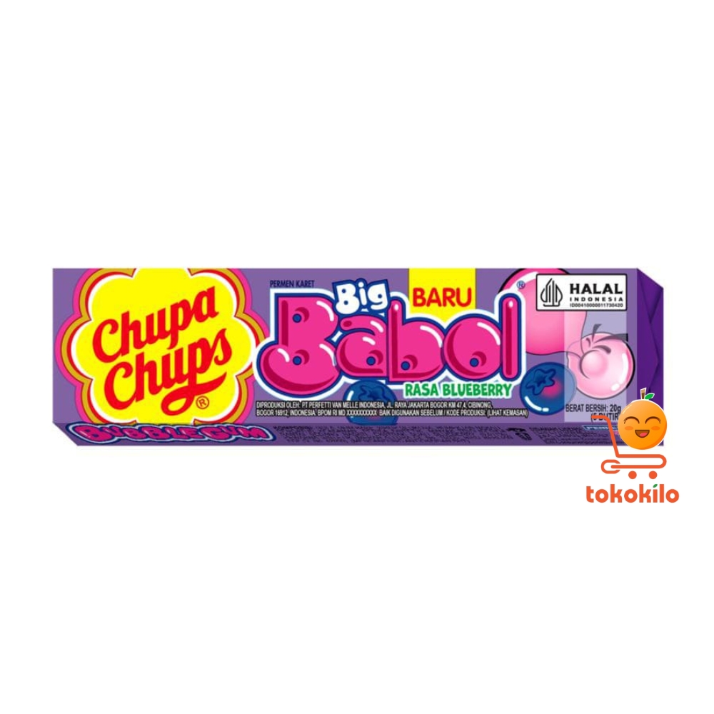 Chupa Chups Big Babol rasa Bluberi 20gr 