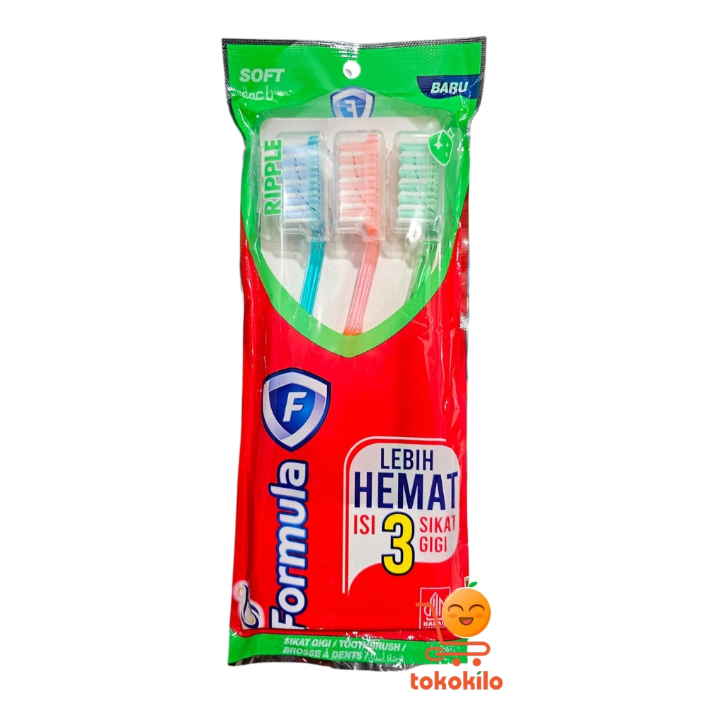 Formula Sikat Gigi Ripple Soft isi 3