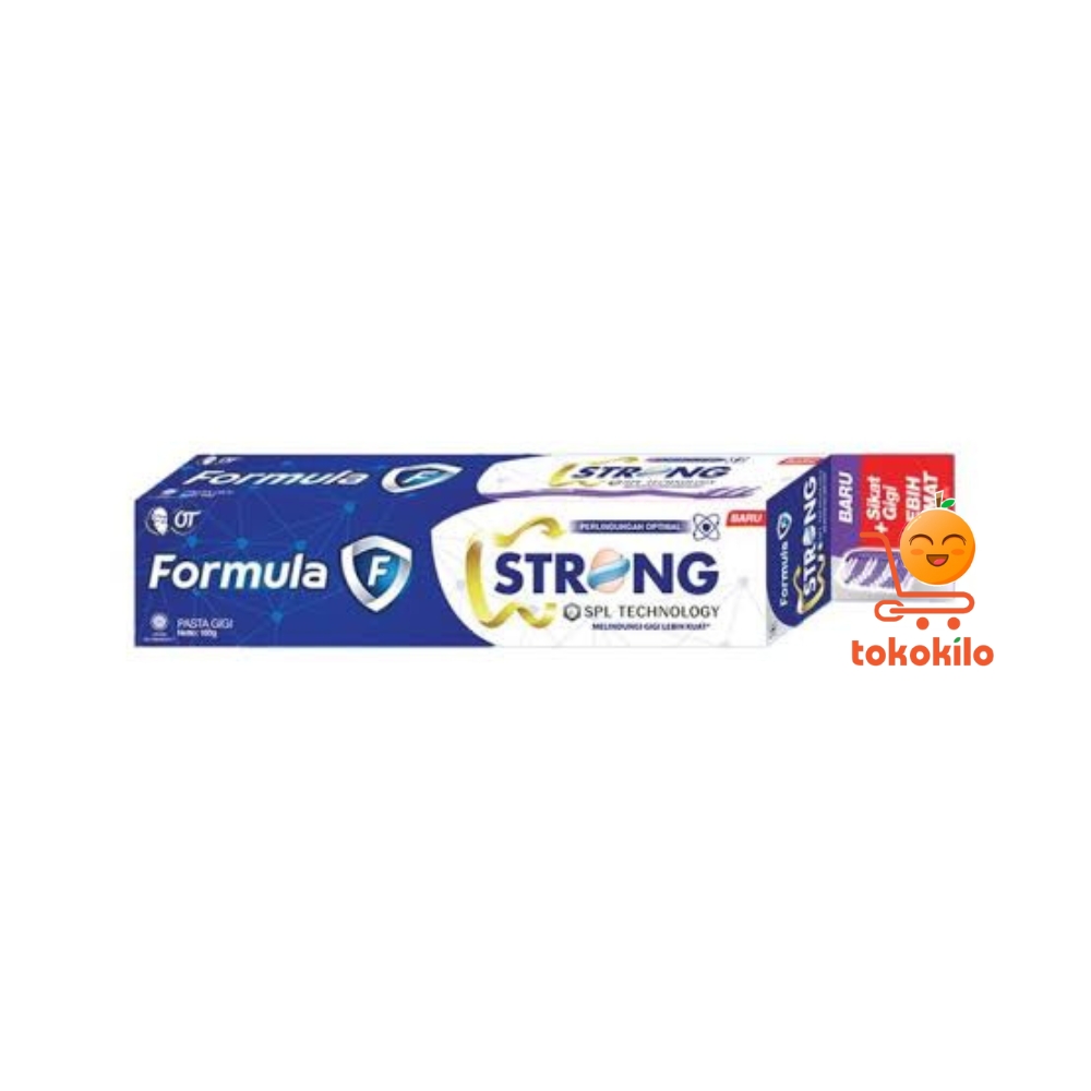 Pasta Gigi Formula Strong Protection Banded (Beli 1 Pasta Gigi GRATIS 1 Sikat Gigi) 160gr