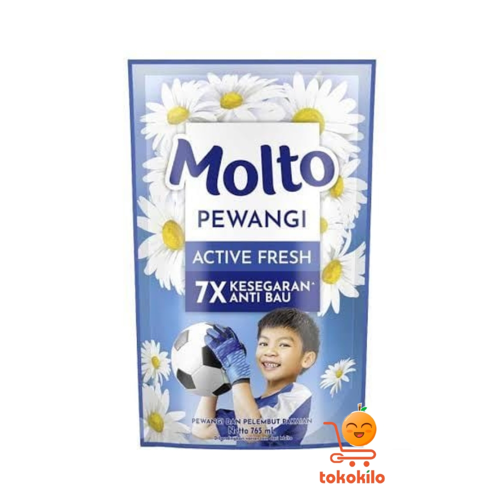 Molto Pewangi Pakaian Active Fresh Blue 765ml BANDED 