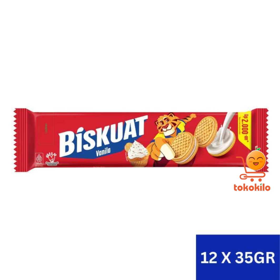 Biskuat Golden Vanilla 35gr (1 Pack X 12pcs)