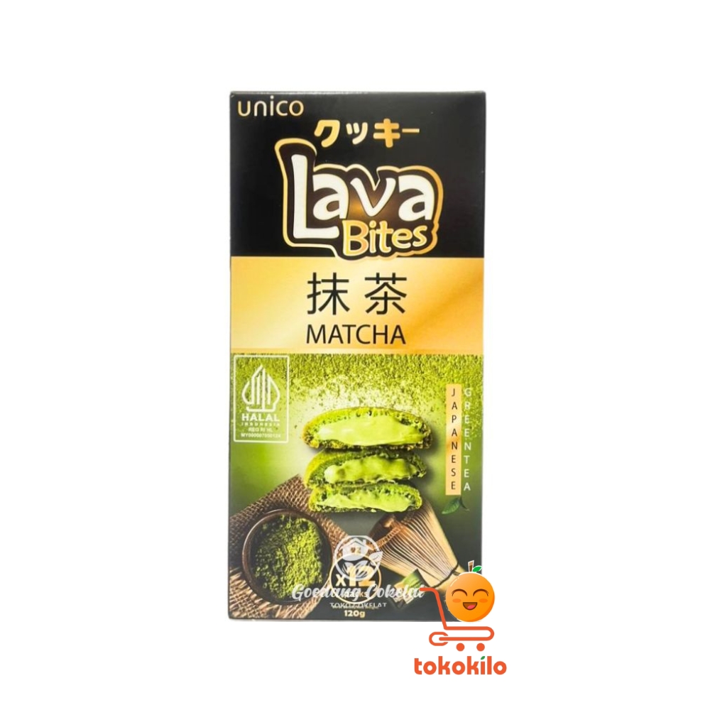 Unico Lava Bites Matcha 120gr (12pcs X 10gr)