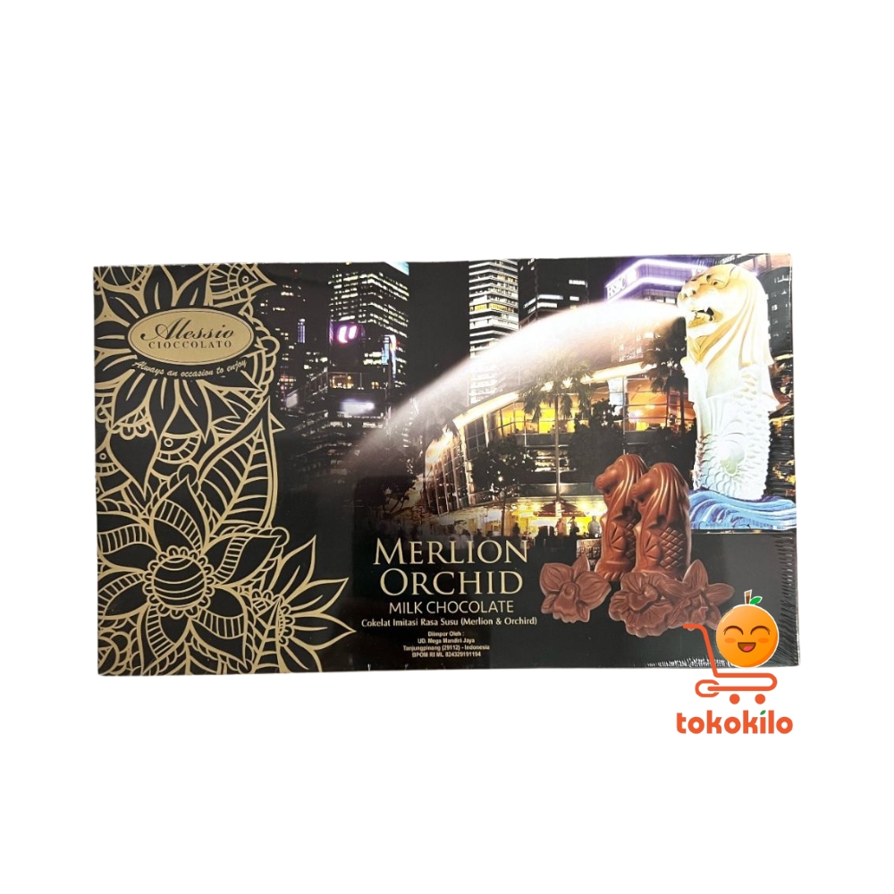 Alessio Cioccolato Merlion Orchid Milk Chocolate 130gr
