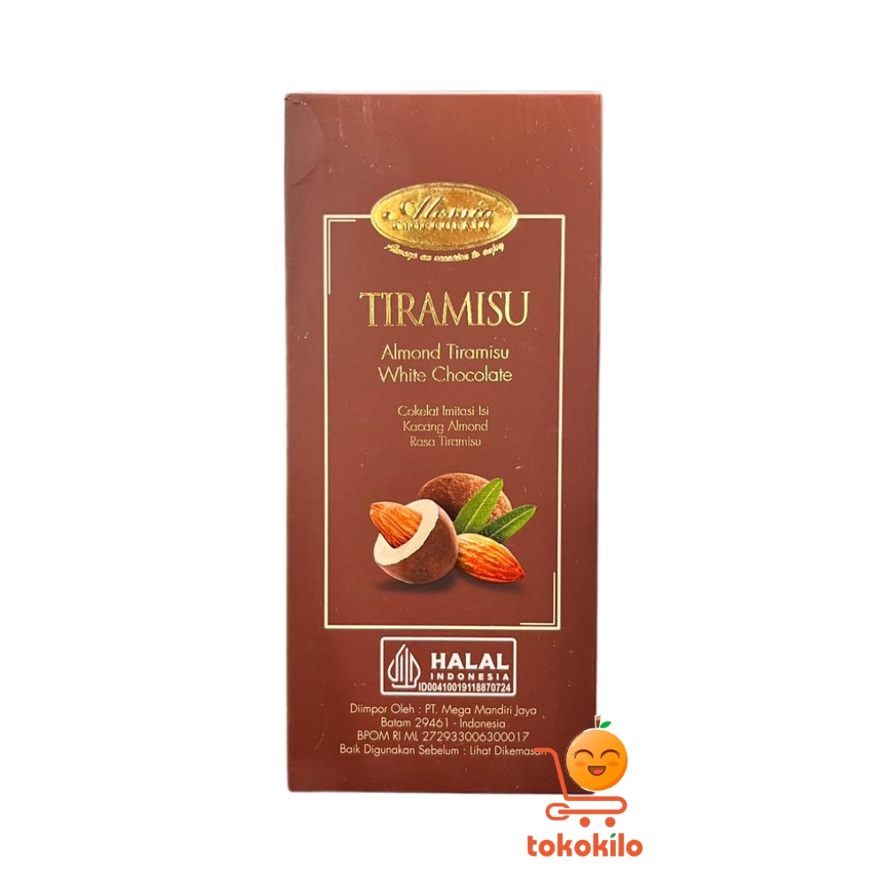 Alessio Cioccolato Almond Tiramisu White Chocolate 120gr