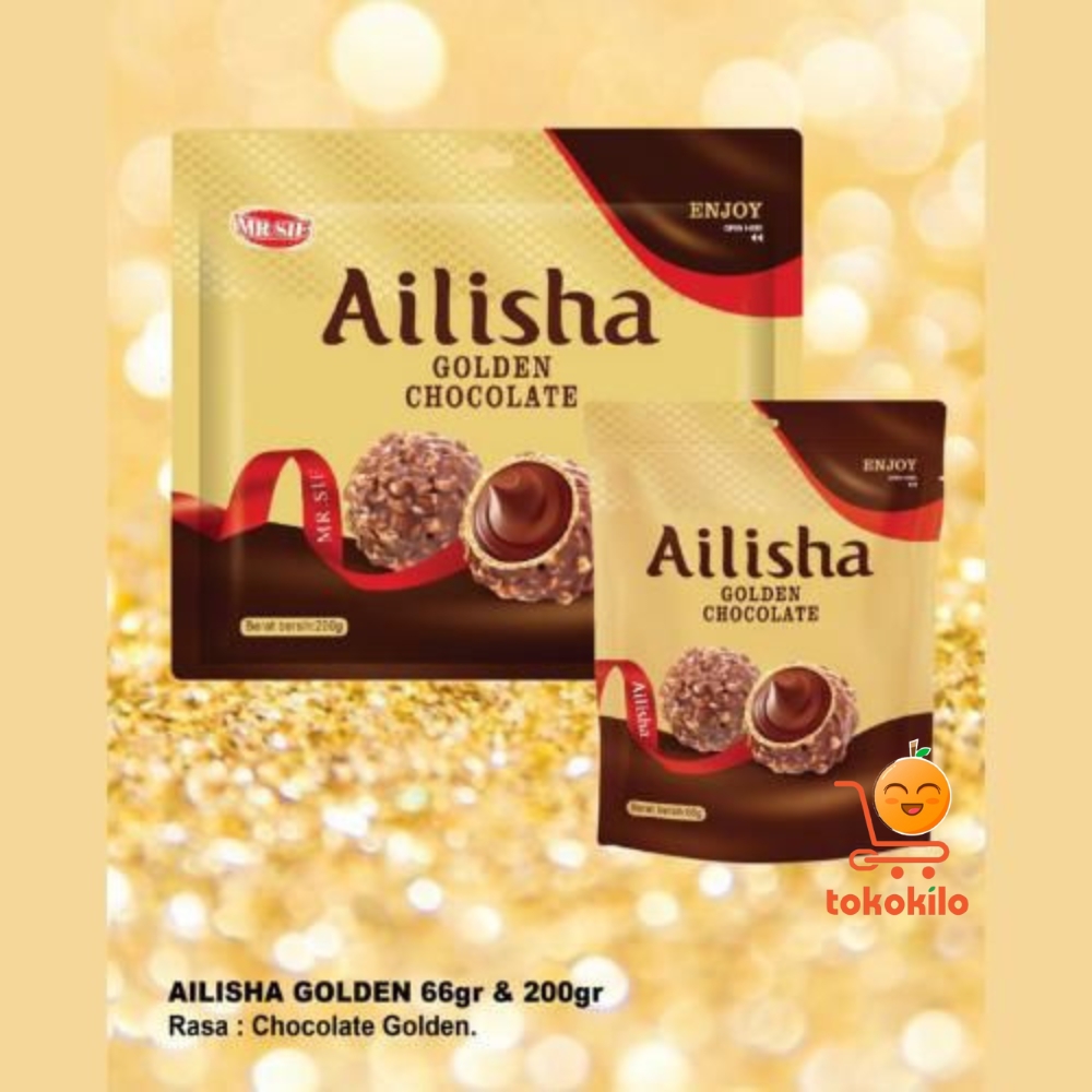 Mr. Sif Ailisha Golden Chocolate 66gr, 200gr