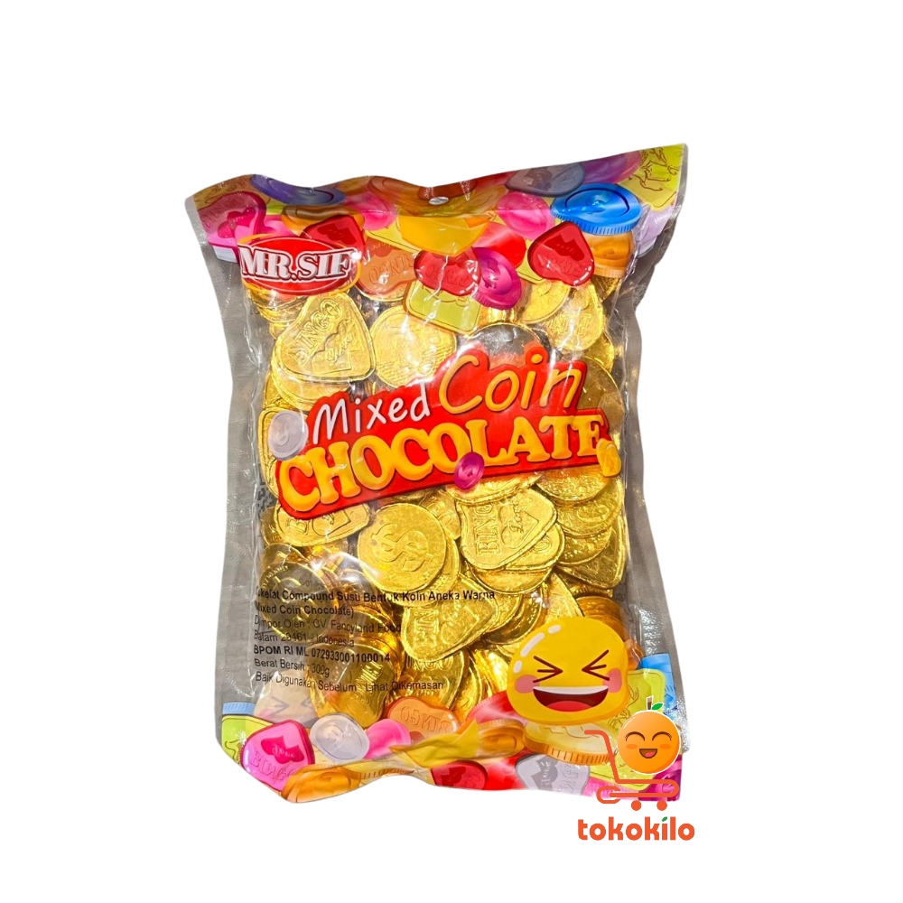 Mr. Sif Mixed Coin Chocolate 300gr