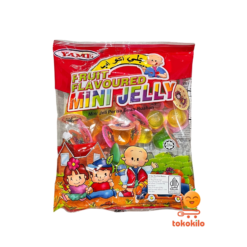 Yame Mini Jelly rasa Buah-buahan 368gr isi 23pcs
