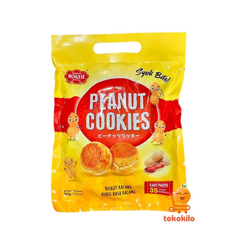 Rostie Syok Bite Peanut Cookies 300gr