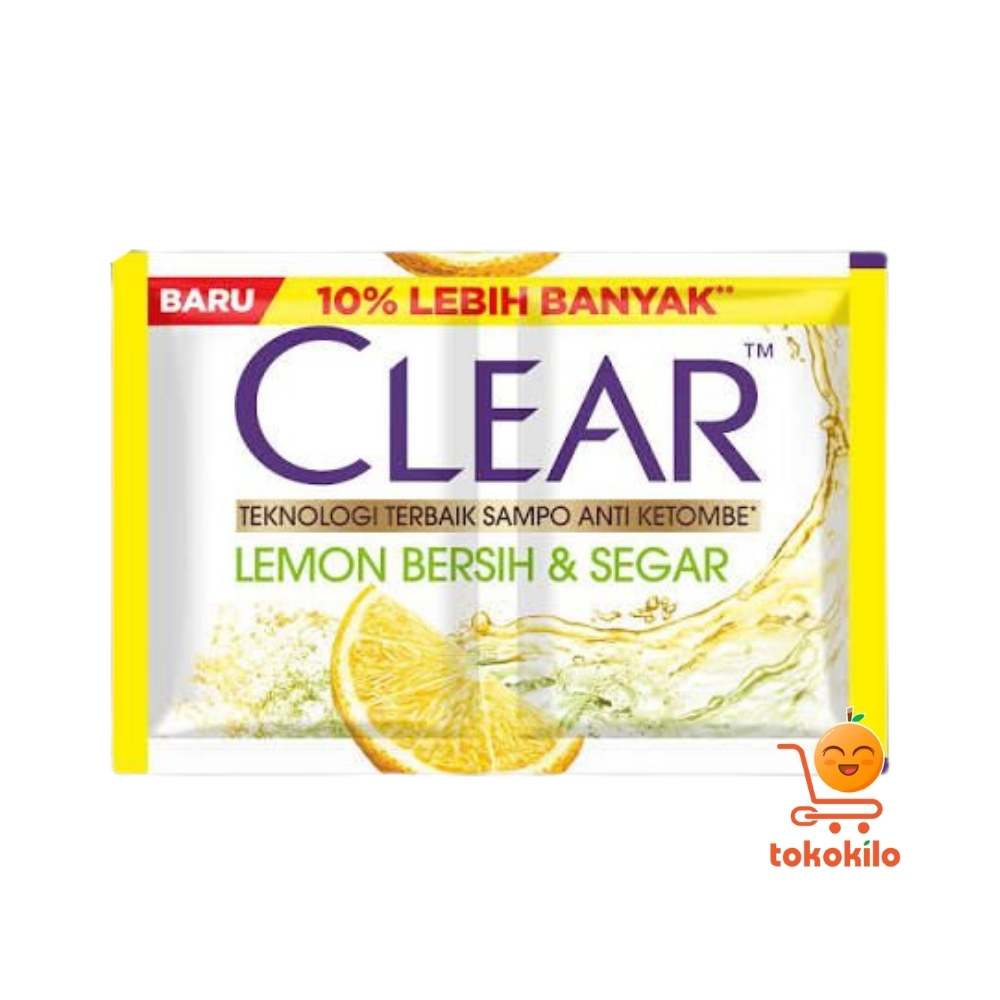 Clear Shampoo Lemon Bersih & Segar 9ml