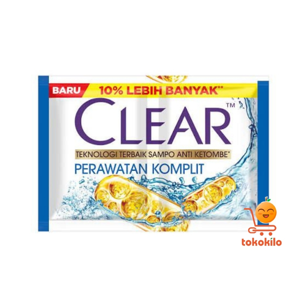 Sampo Anti Ketombe CLEAR Perawatan Komplit 9ml