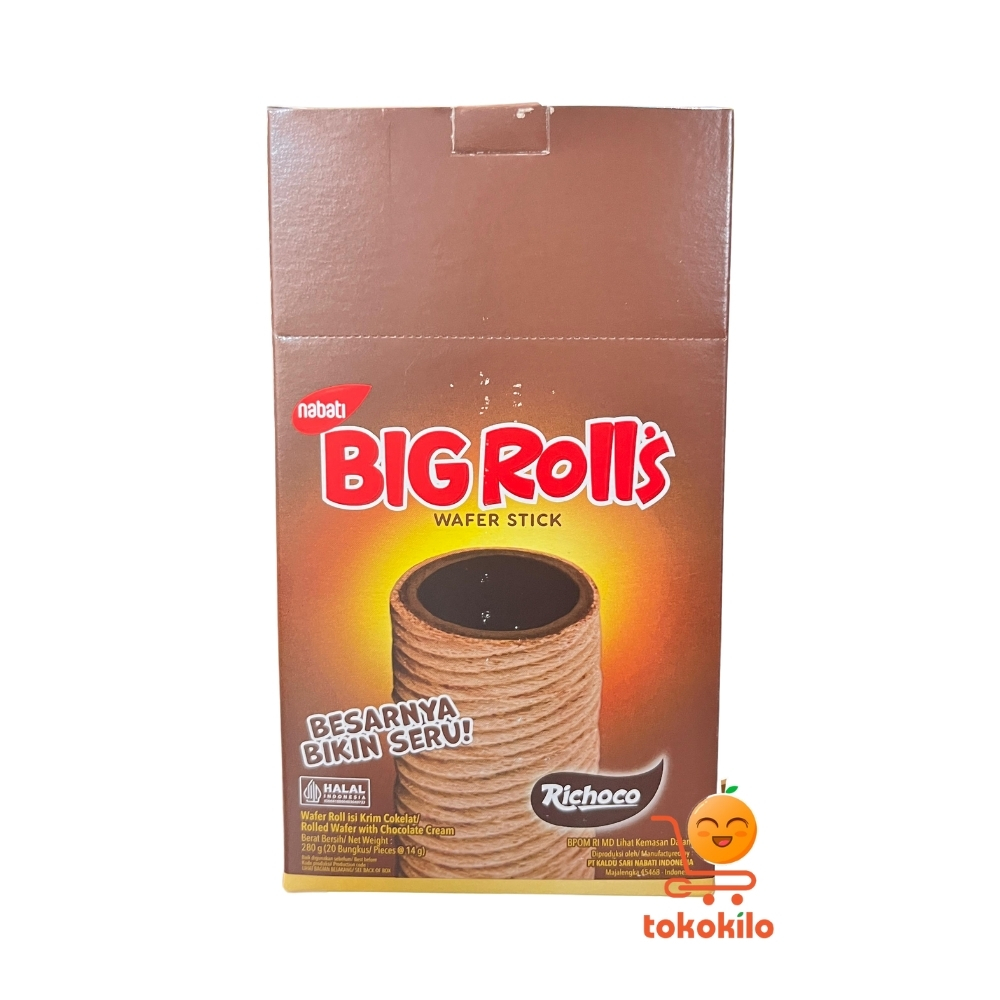 Nabati Big Rolls Wafer Stick Richoco 280gr