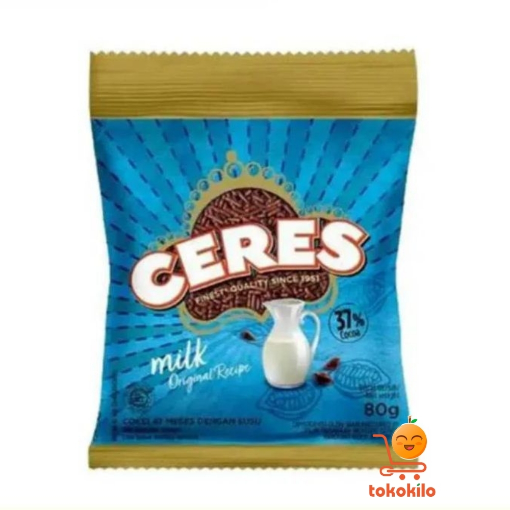 meses cokelat Ceres Milk Original Recipe 80gr