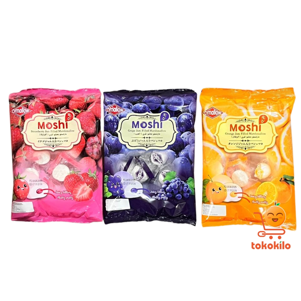 Cvmallow Moshi Jam Filled Marshmallow Varian Rasa 80gr