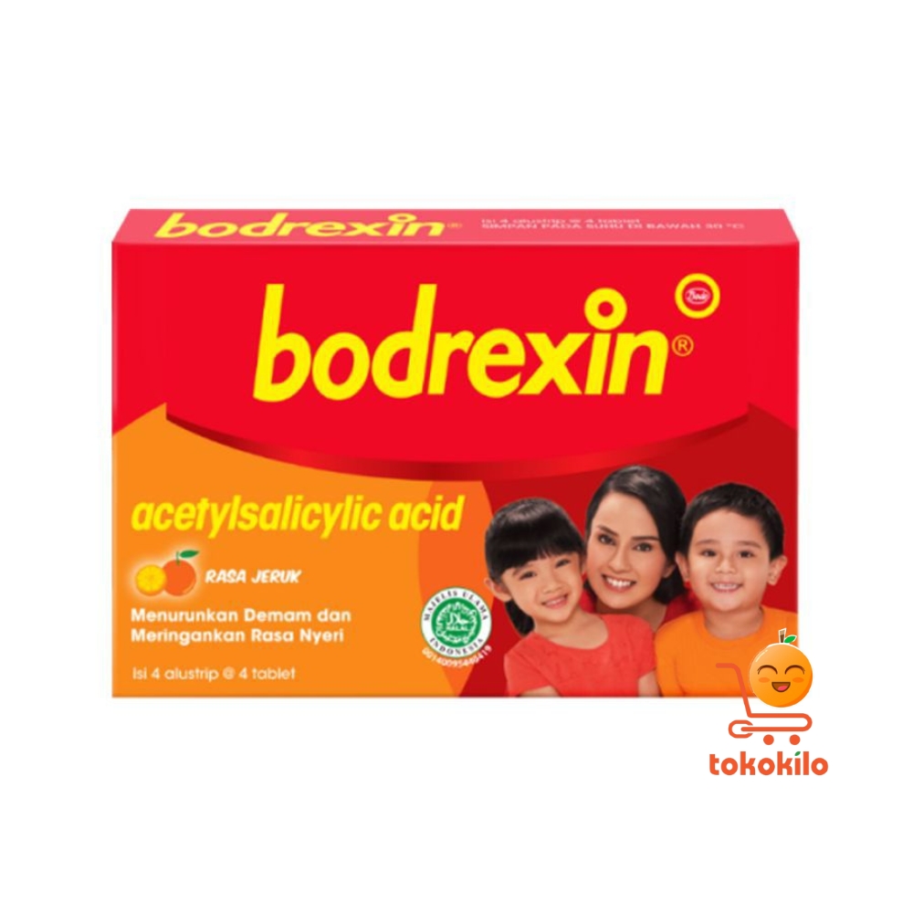 Bodrexin acetylsalicylic acid Rasa Jeruk
