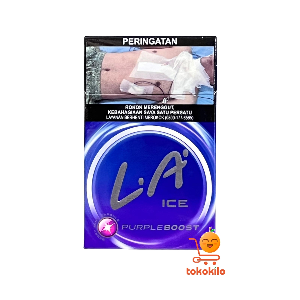 Rokok LA Ungu Ice Purple Boost isi 16