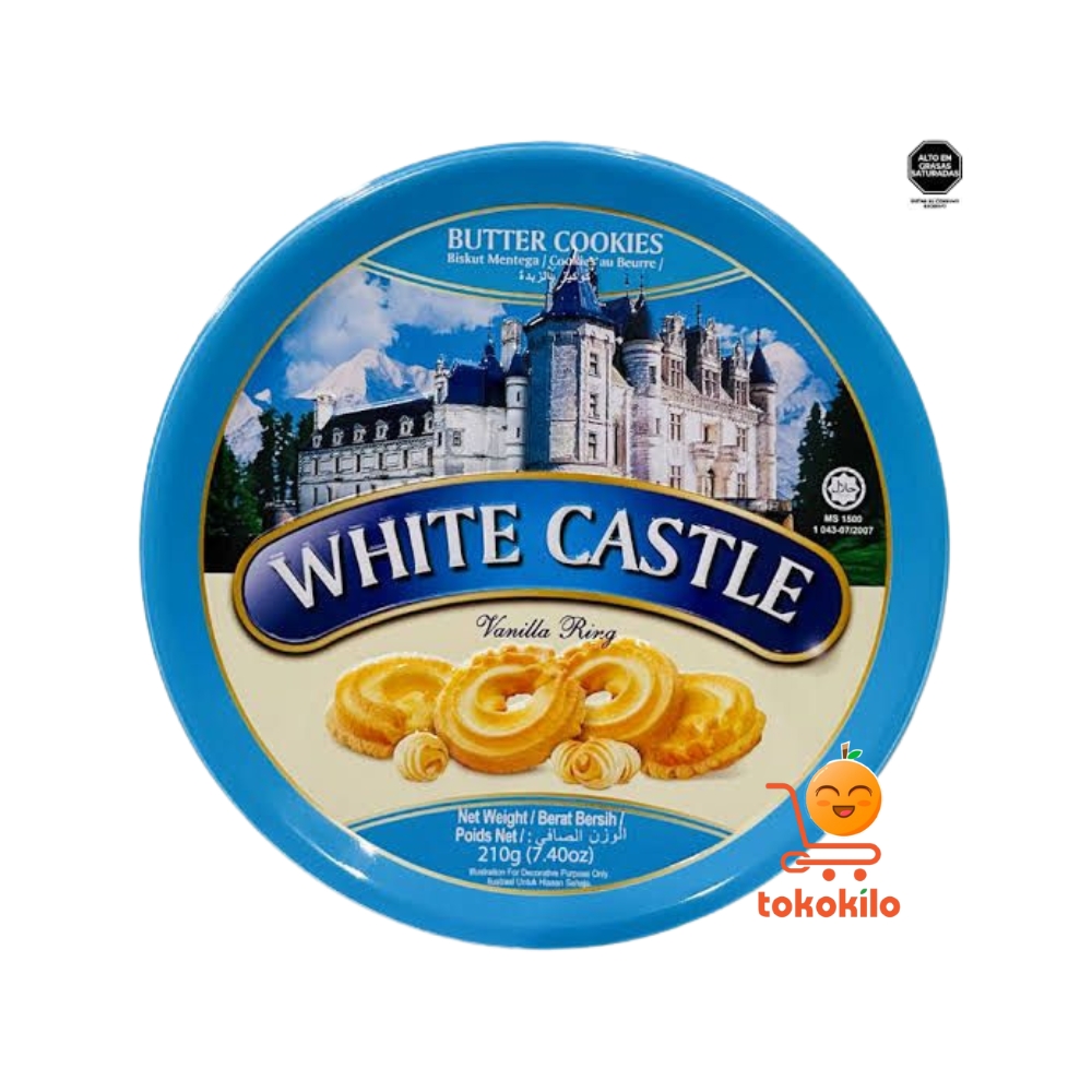 White Castle Vanilla Ring Butter Cookies 210gr