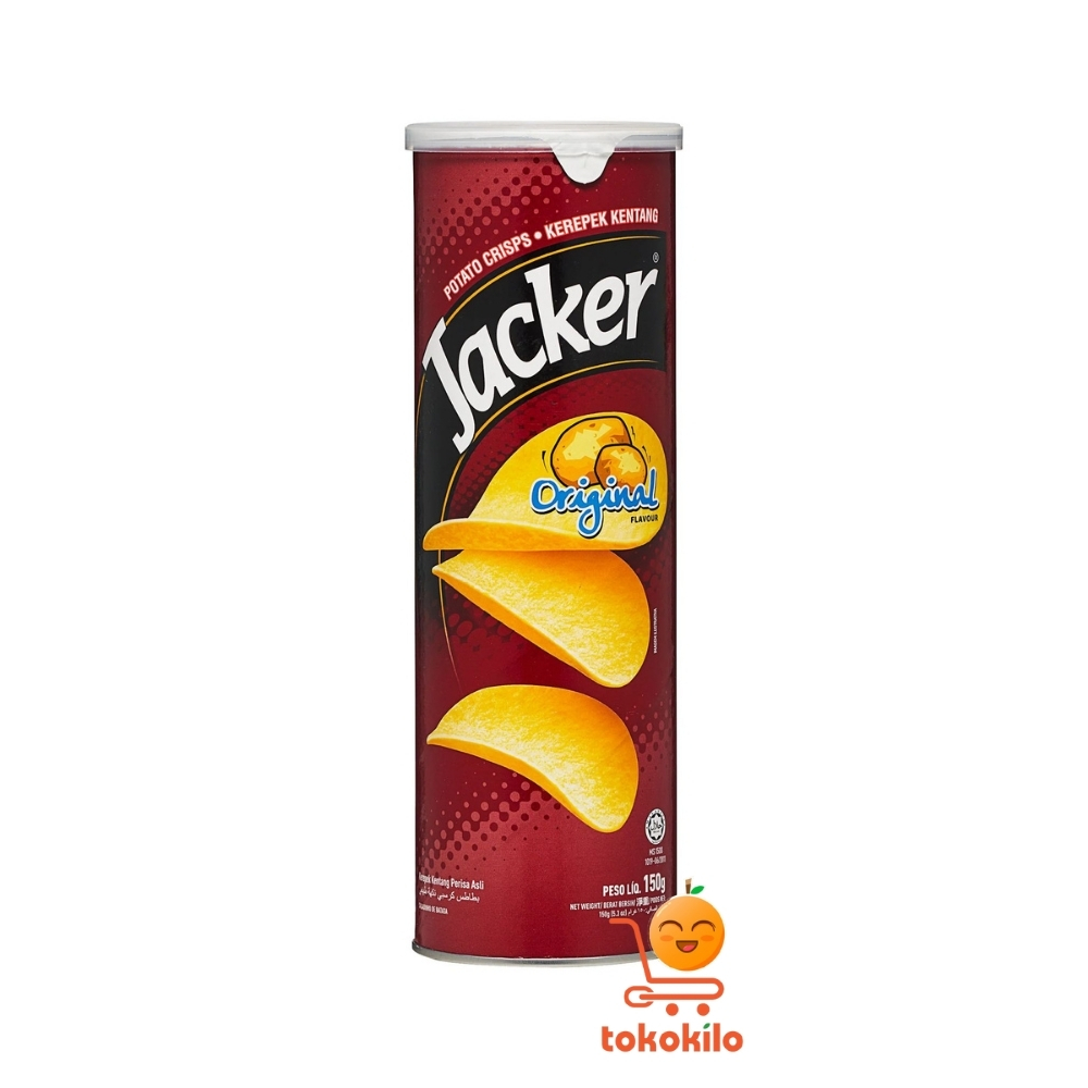 Jacker Potato Crisps rasa Original 60gr,100gr,150gr