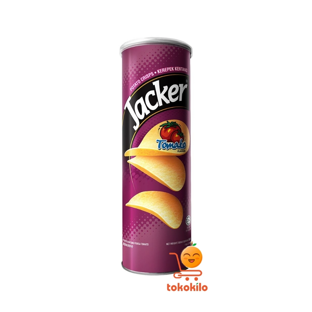 Jacker Potato Crisps rasa Tomat 100gr, 150gr