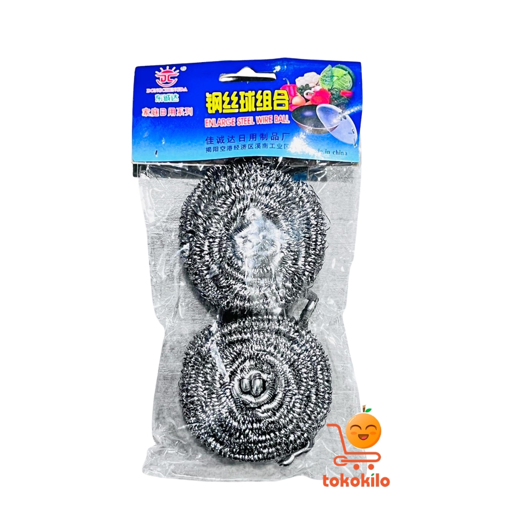 sabut kawat stainless steel Isi 2