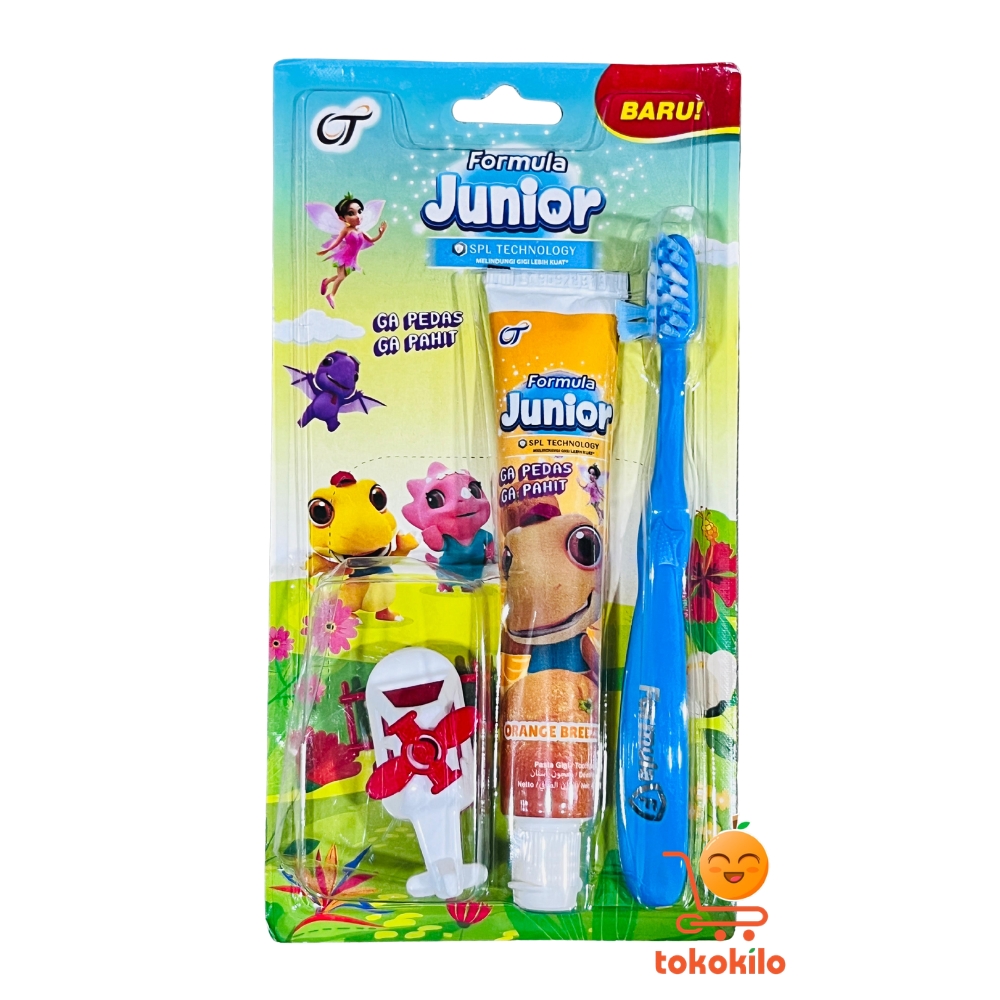 Formula Junior Orange Breeze 45gr 2in1 (FREE Sikat Gigi)