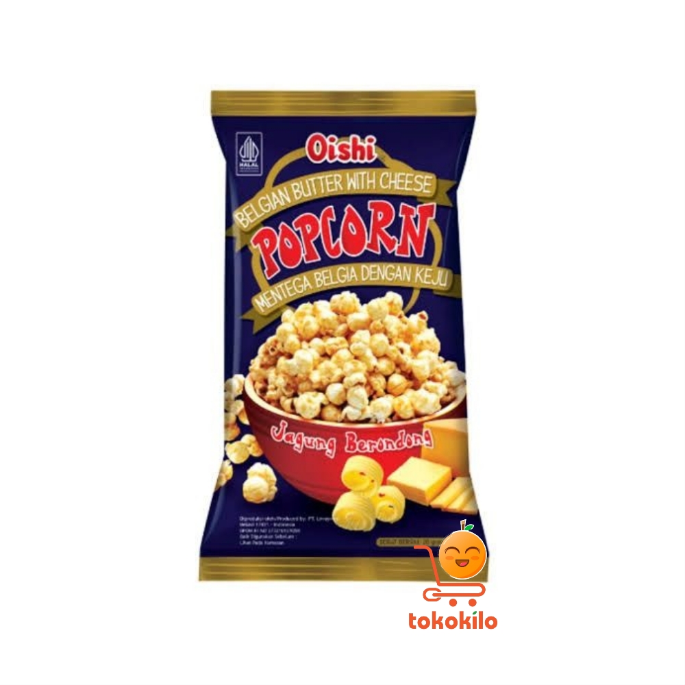 Oishi Popcorn rasa Belgian Butter with Cheese 20gr