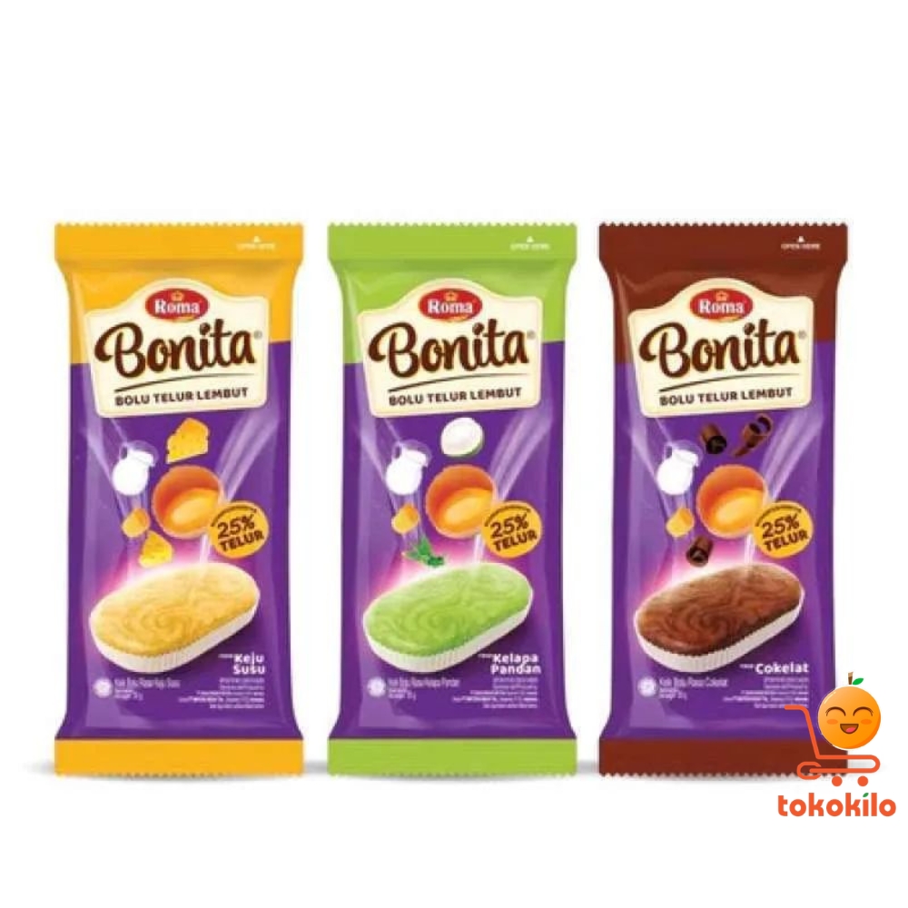 Roma Bonita Bolu Telur Lembut 30gr